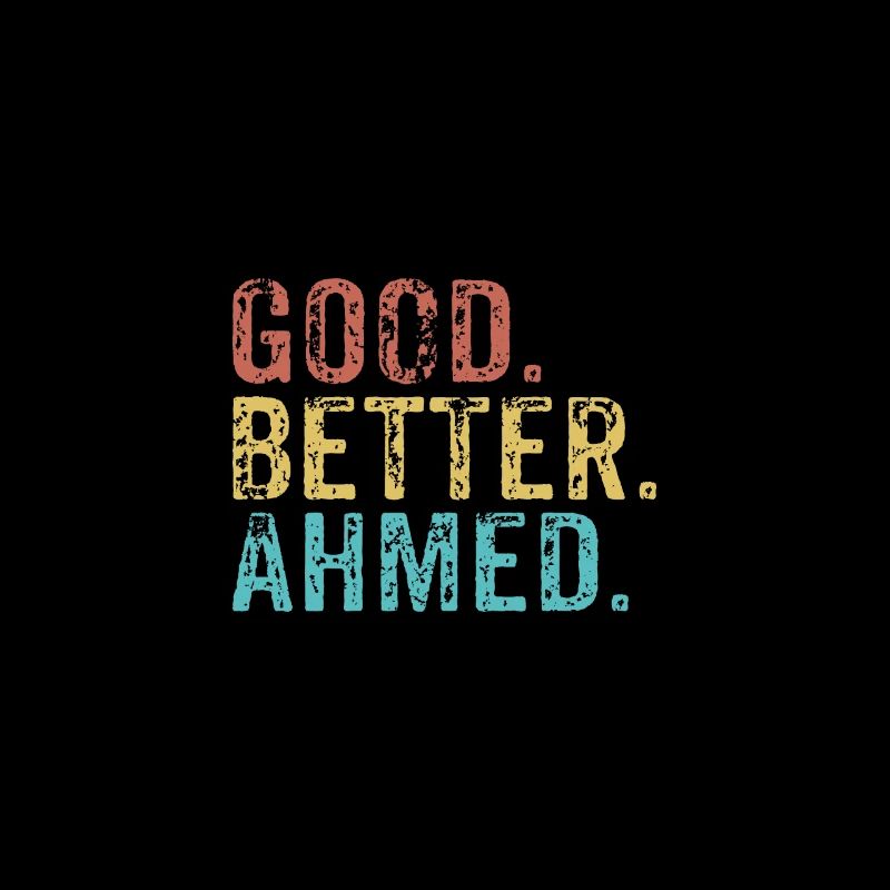 Cool guys are called ahmed