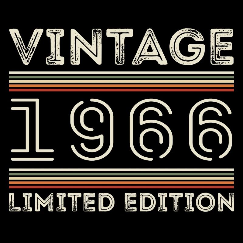 Millésime 1966 - Année 1966 Cadeau d’anniversaire 1966