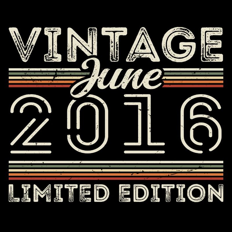 June 2016 June Birthday Gift June 2016