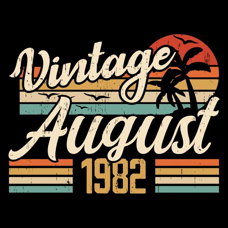 August 1982 Jubiläum 1982 - August Legends Geschenk