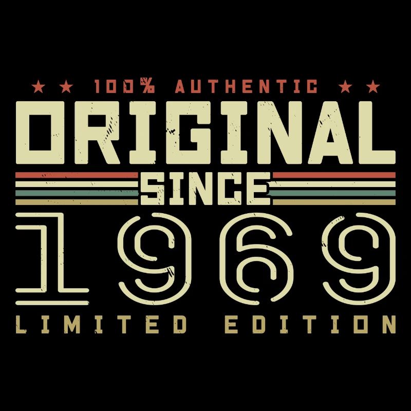Original 1969 Geburtstagsgeschenk 1969 Retro 1969