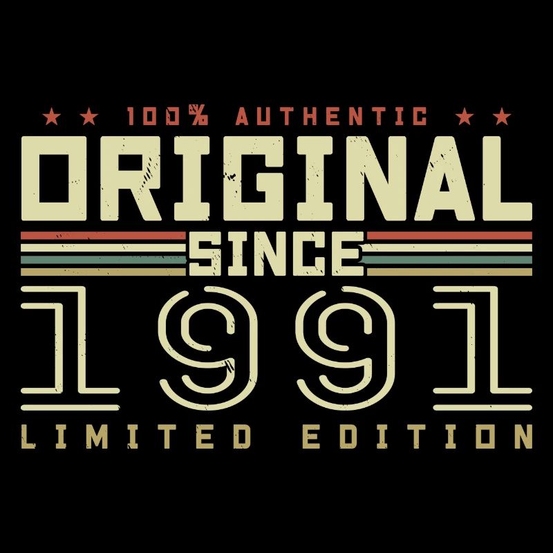 Original 1991 Geburtstagsgeschenk 1991 Retro 1991
