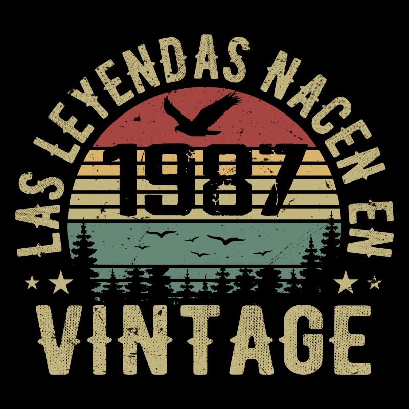 Legenden sind geboren 1987 Geburtstagsgeschenk 1987