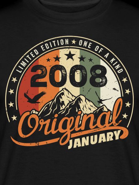 Origineel Geboren in januari verjaardag | Januari 2008