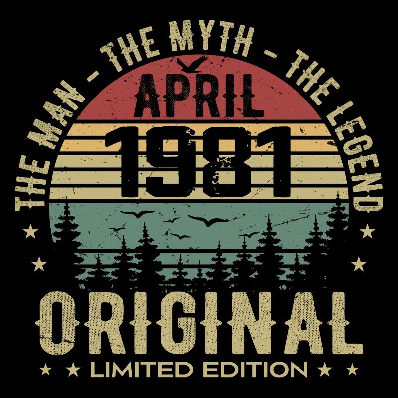 April 1981. 44th Anniversary Gift April 1981