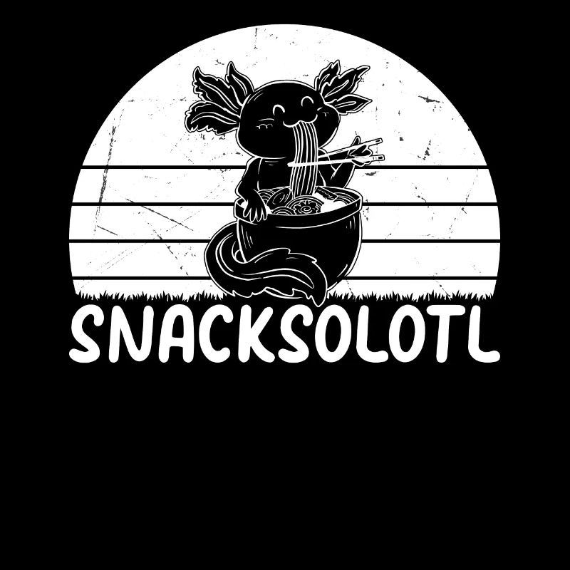 Axolotl Snacksolotl - Funny Axolotl
