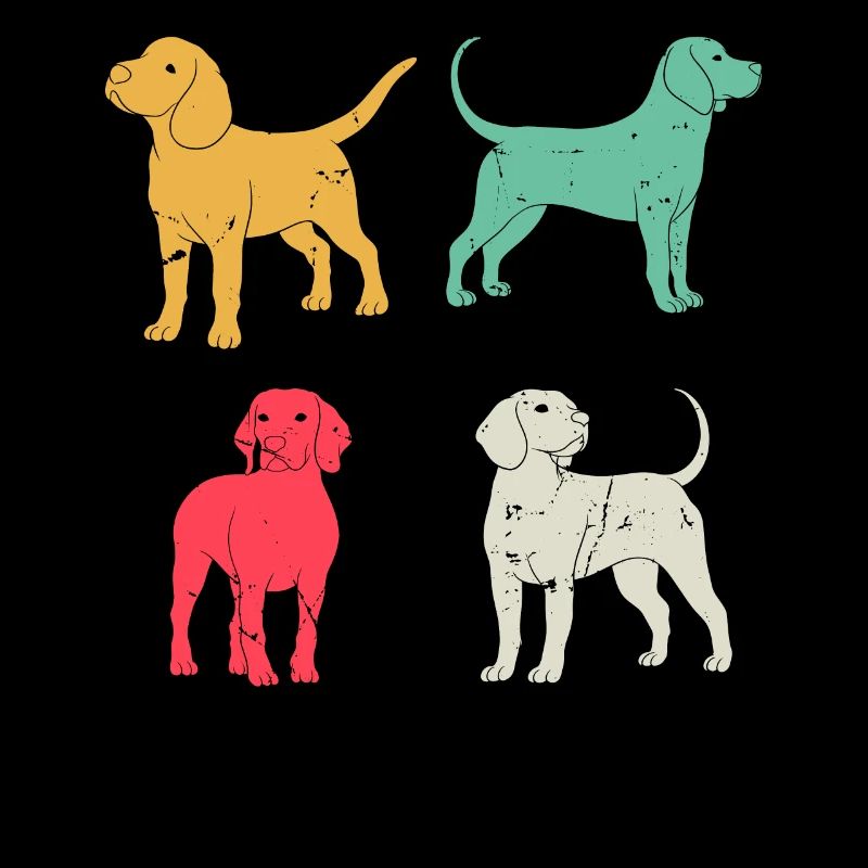 Teckel Propriétaire Chien Teckel Chien Rétro Teckel
