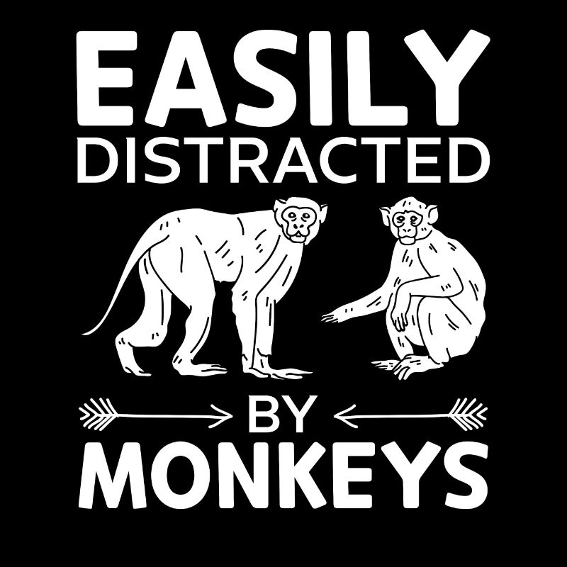 Orangutan Monkey Lover - Facilement distrait par Monk