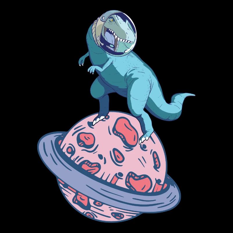 Astronaute de l’aérospatiale Dinosaure Voyage dans l’espace Dino Astronaute