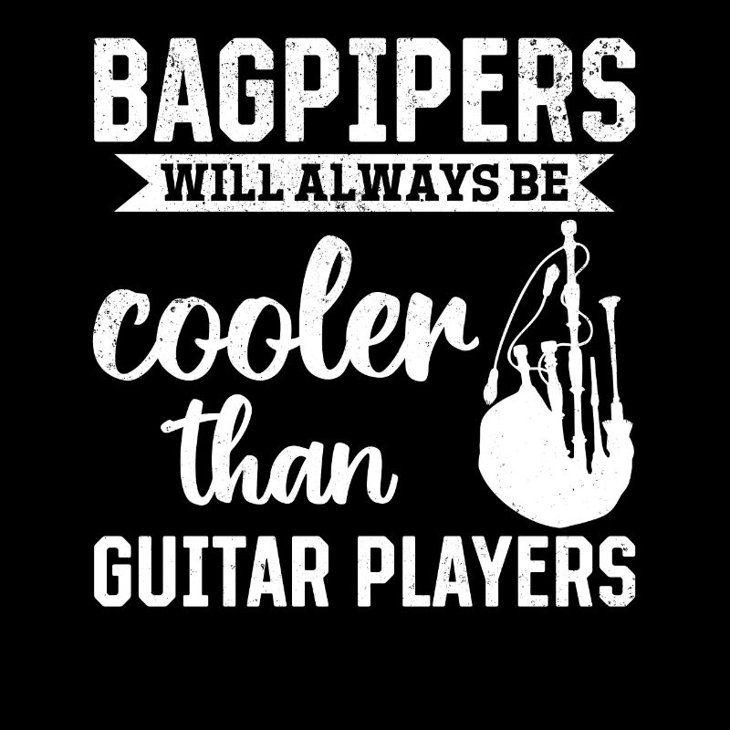 Les joueurs de cornemuse seront toujours plus cool que les guitaristes