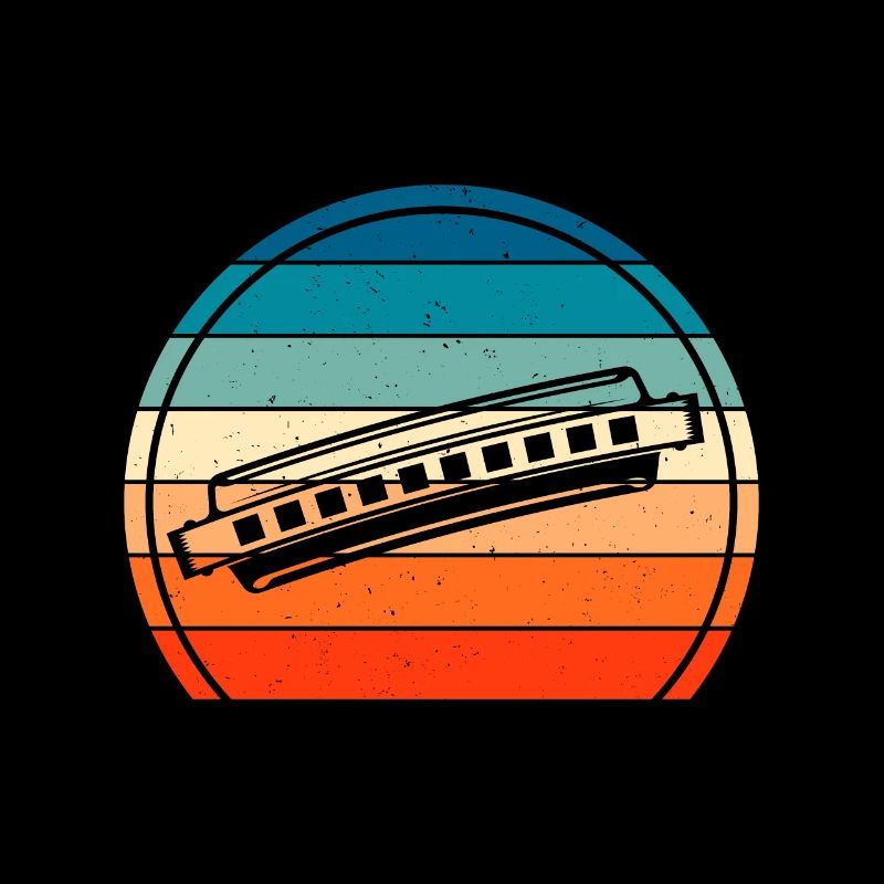 Sunset et harmonica Harmoniciste Instrument de musique
