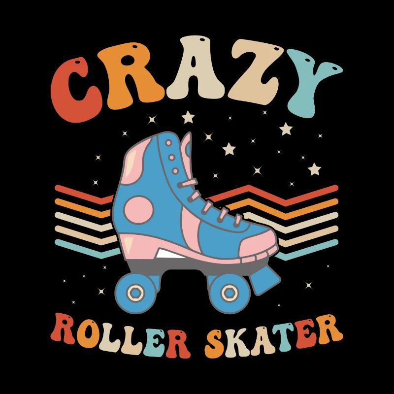 Roller Skating Roller Skater - Crazy Roller Skater