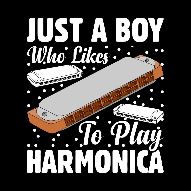 Just A Boy Who Likes To Play Harmonica - Harmonica