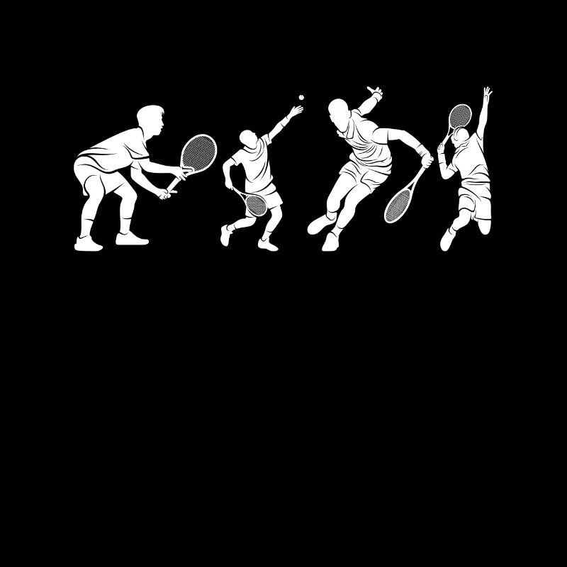 Squash player silhouettes Squash silhouettes