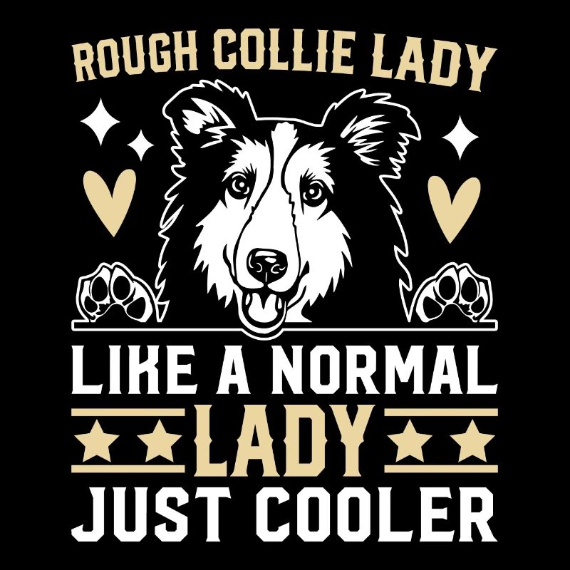 Rough Collie Lady comme une dame normale, juste plus cool