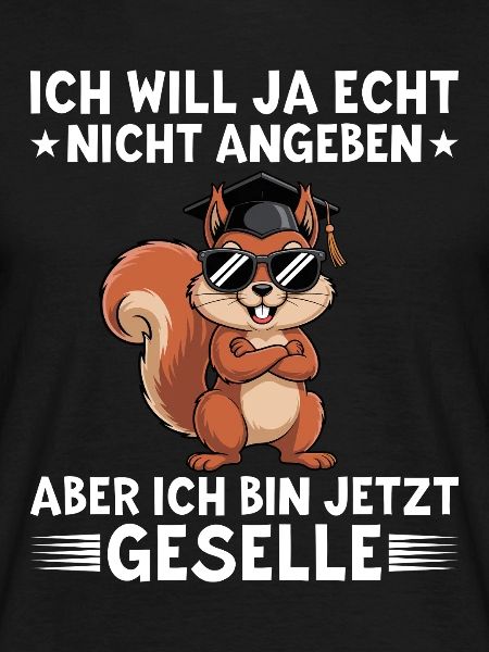 Gesellenprüfung Eichhörnchen Ausbildung Abschluss