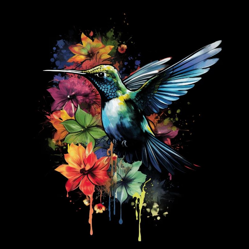 Colibri Oeuvre Oiseau Oiseaux