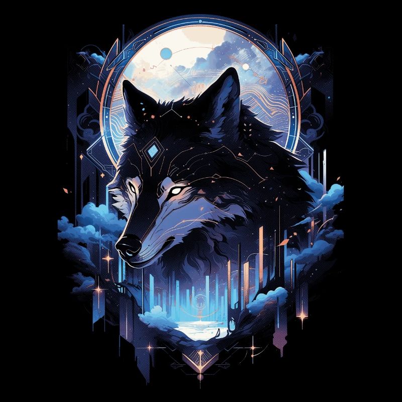 Loups majestueux