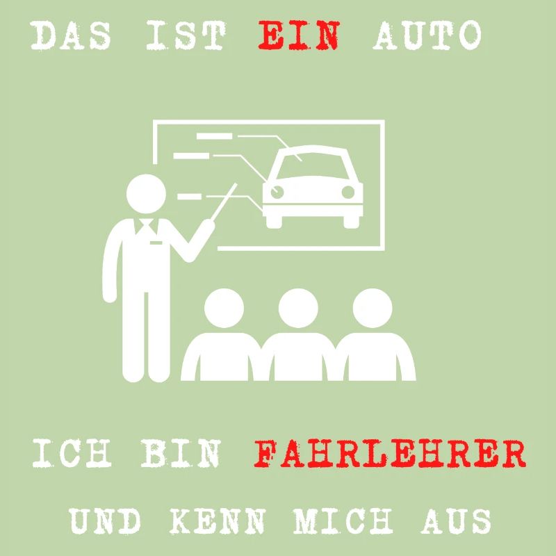 Das ist EIN Auto Ich bin Fahrlehrer