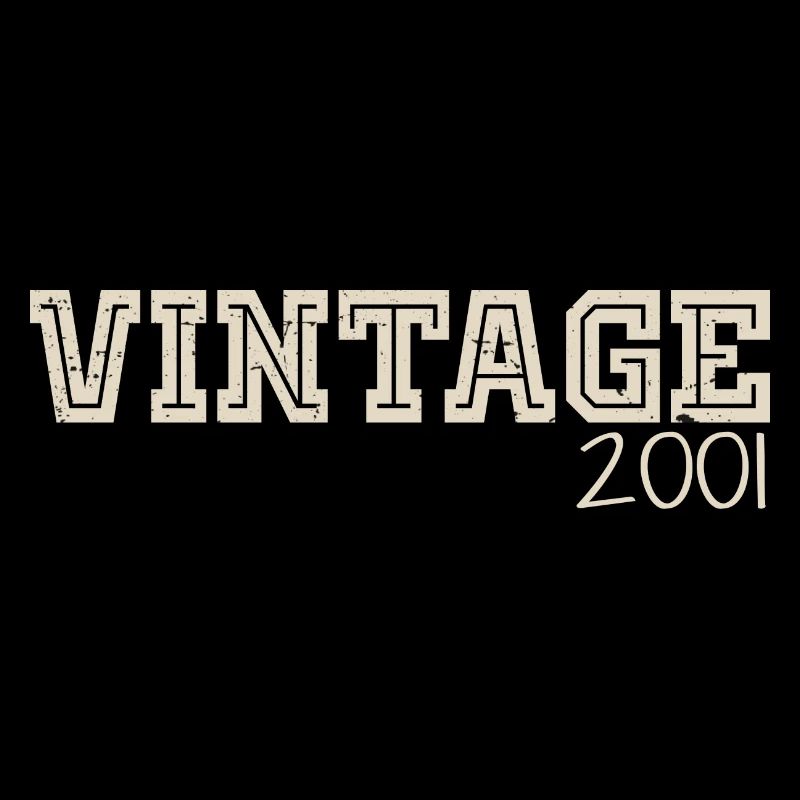 Vintage 2001 Original 2001 Retro 2001 Gift 2001