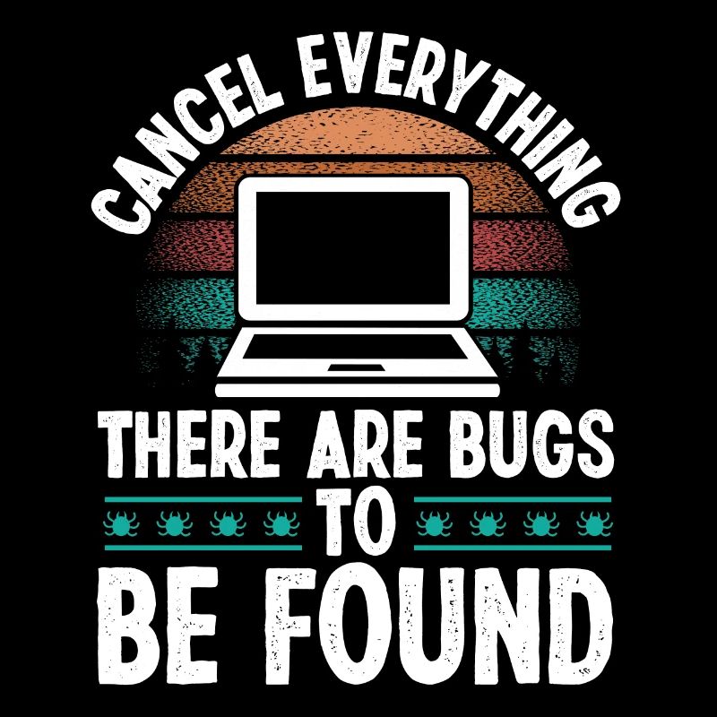 Assurance qualité Vintage Bugs Code Testing QA