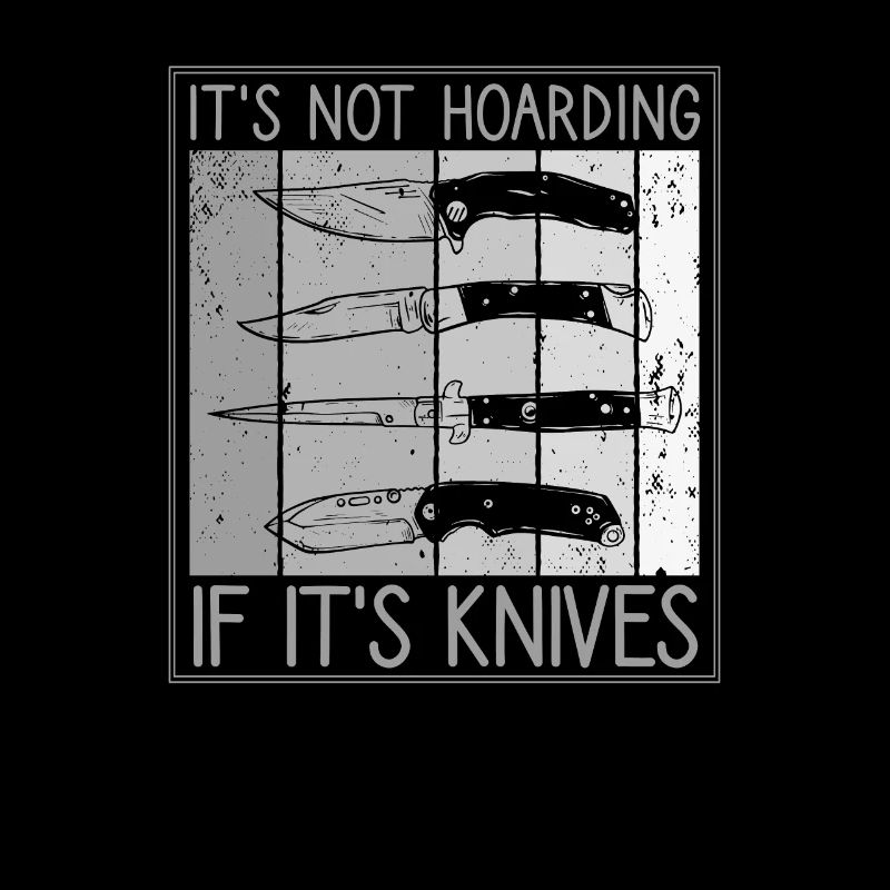 Ce n’est pas des couteaux de thésaurisation, drôle de collectionneur de couteaux
