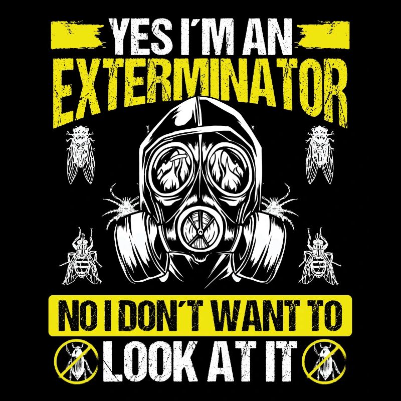 Pest Control Technician Dont want to look at itPes