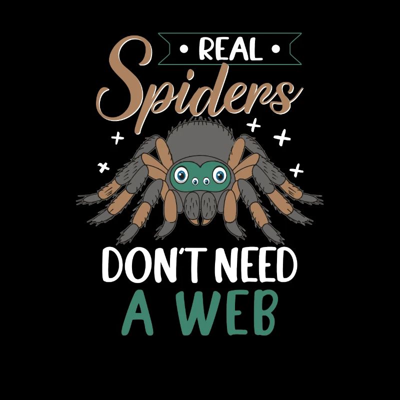 Real Spiders Don't Need A Web, Springspinne