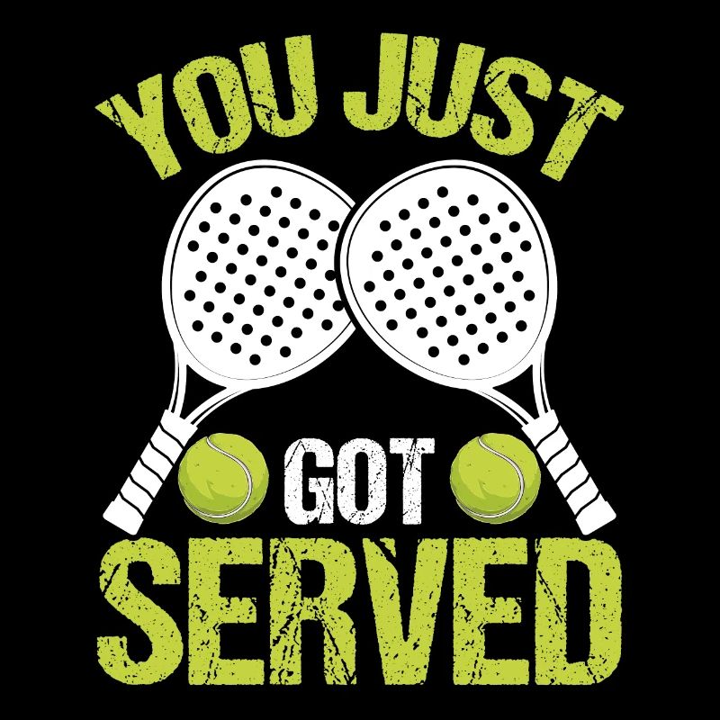 Paddle Tennis Player you just got served Paddle