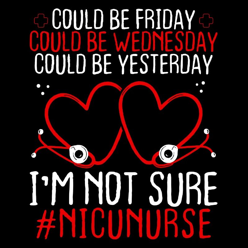 Nicu Nurse Night Shift Worker Stethoscope