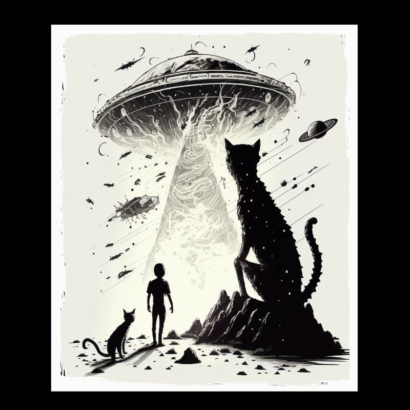 Cat Kitten Space Alien Planet Astronaut