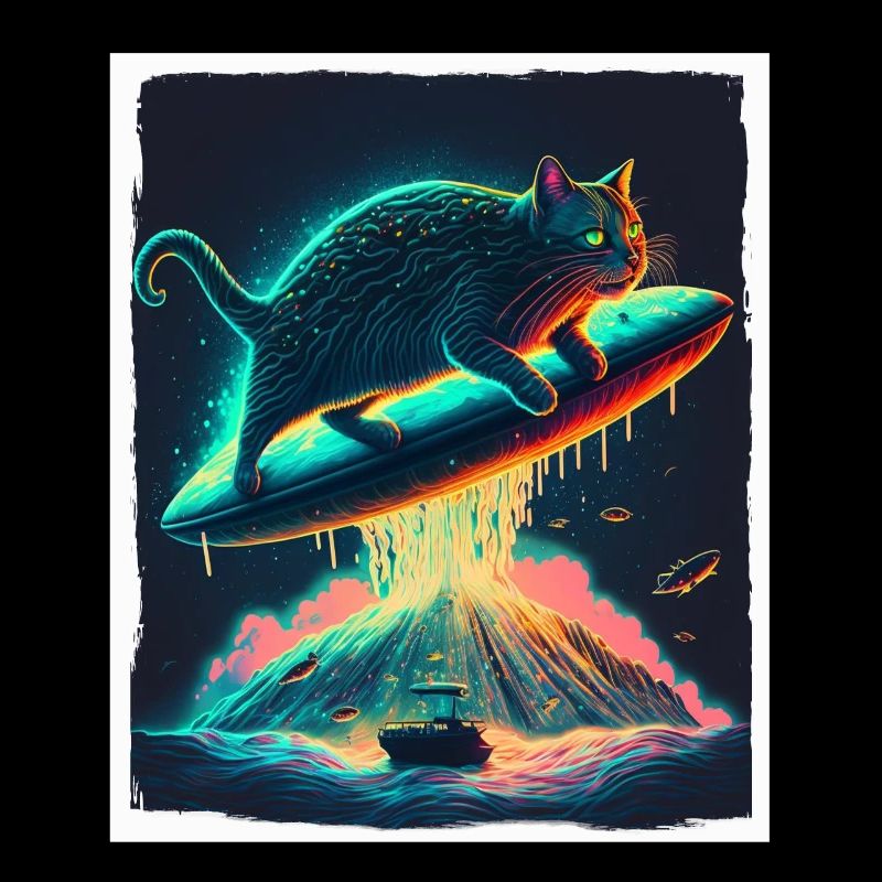 Cat Kitten Space Alien Planet Astronaut