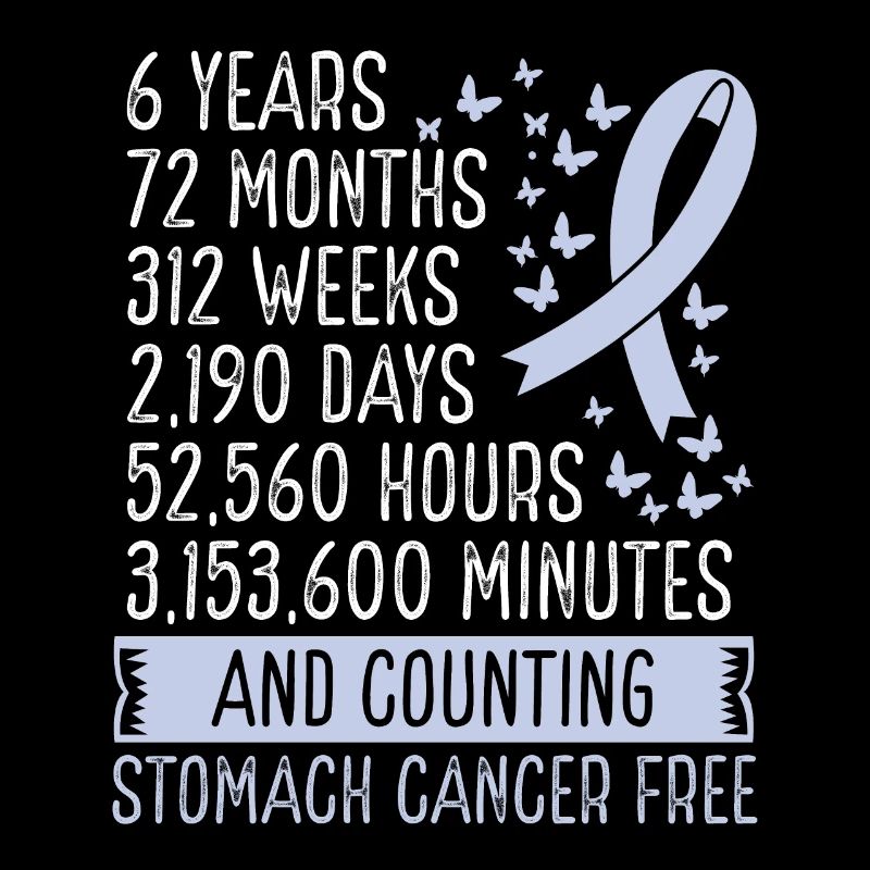 6 ans Cancer de l’estomac Mouvement du ruban sans cancer de l’estomac