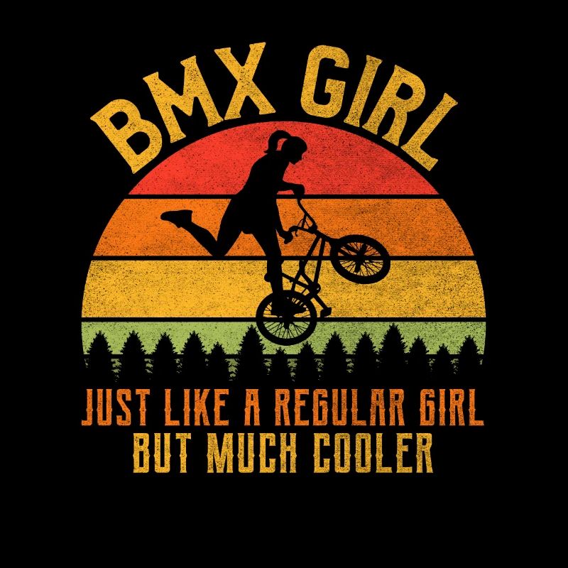 Fille de BMX comme une fille normale mais plus cool