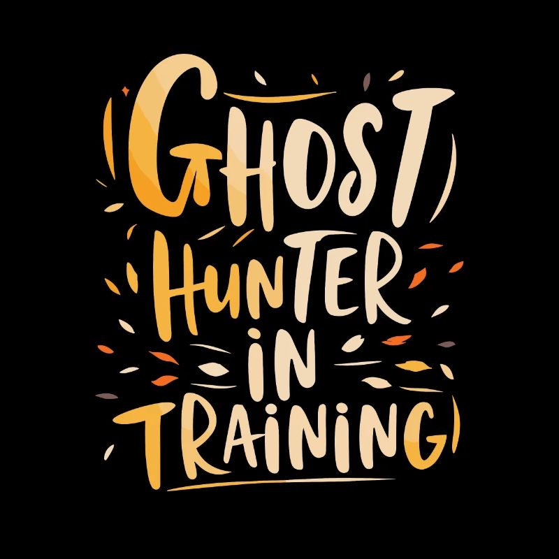 Paranormal investigator Ghost Hunter in training