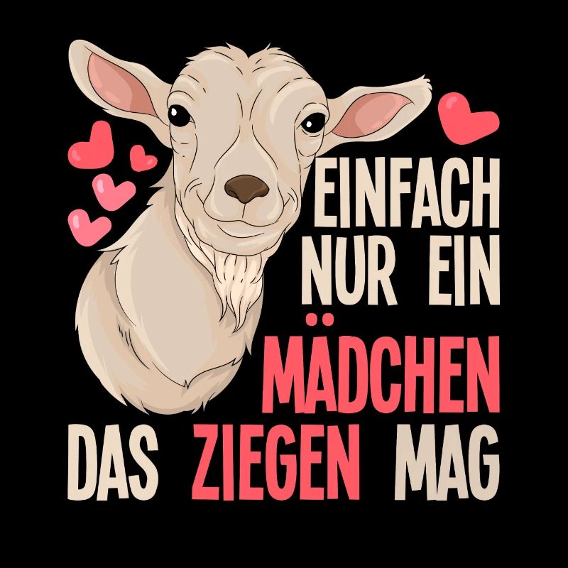 Bäuerin Mädchen Geschenk Bauernhof Tier Ziege