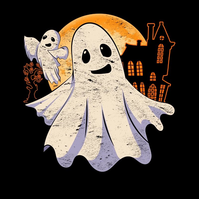 Ghost Halloween Gift Cute Ghost