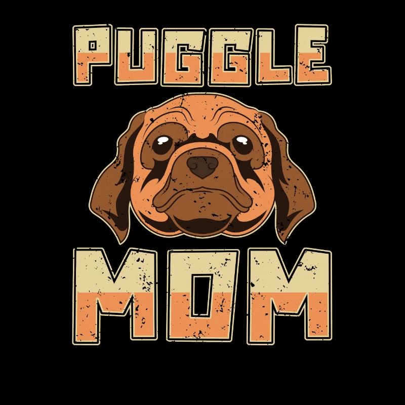 Puggle Mama Hunde Muttertag Geschenk Puggle