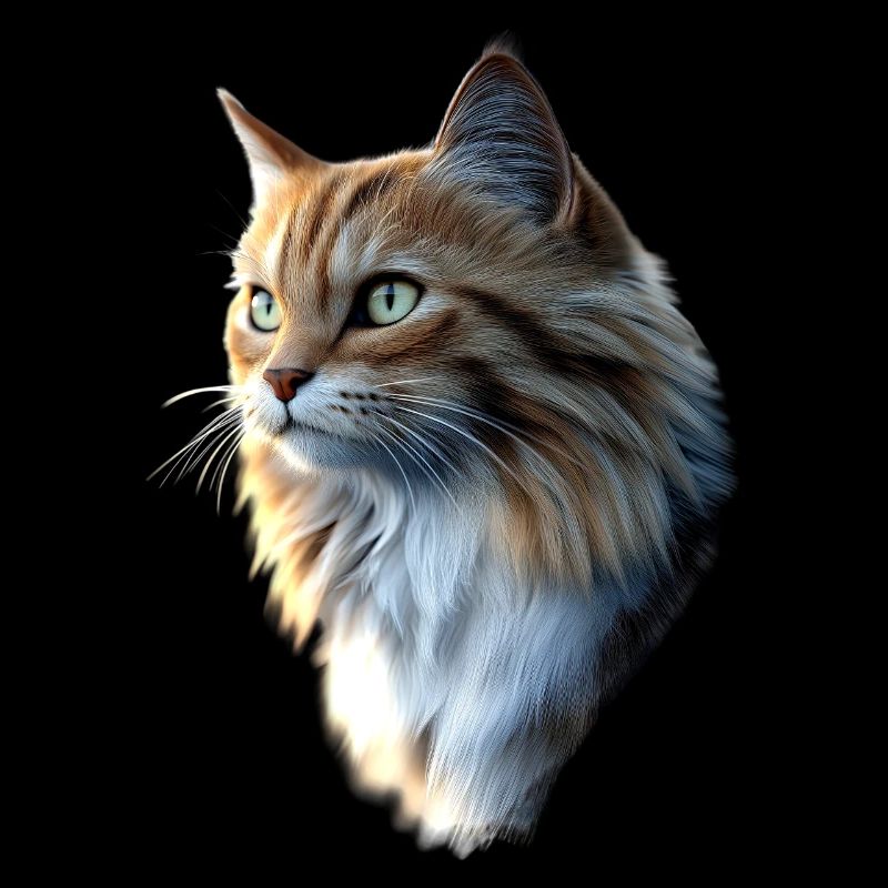 Chat de la forêt norvégienne Chat des forêts norvégiennes