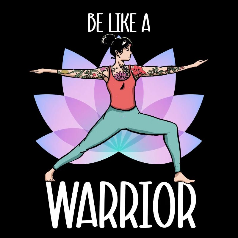 Yoga Asana Warrior krieger
