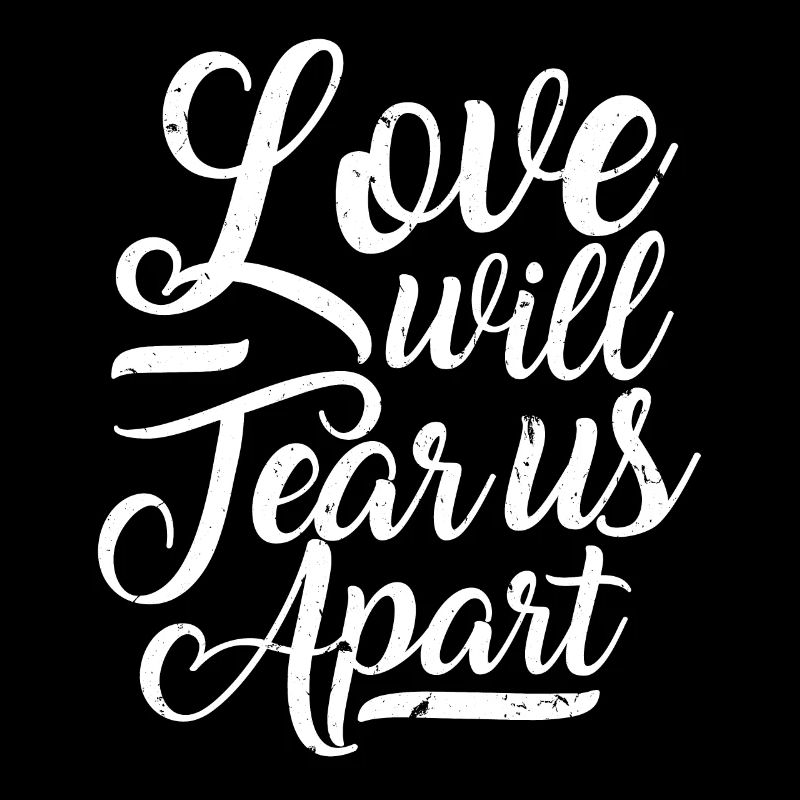 L'amour veut nous déchirer, la typographie