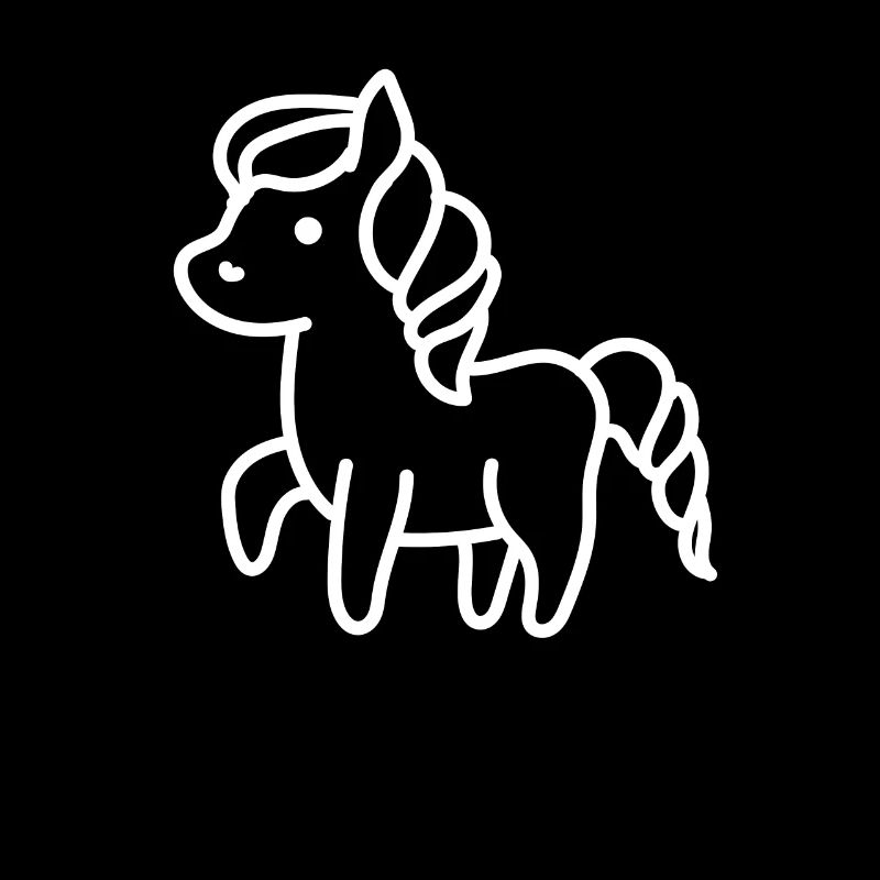 A cute pony for kids