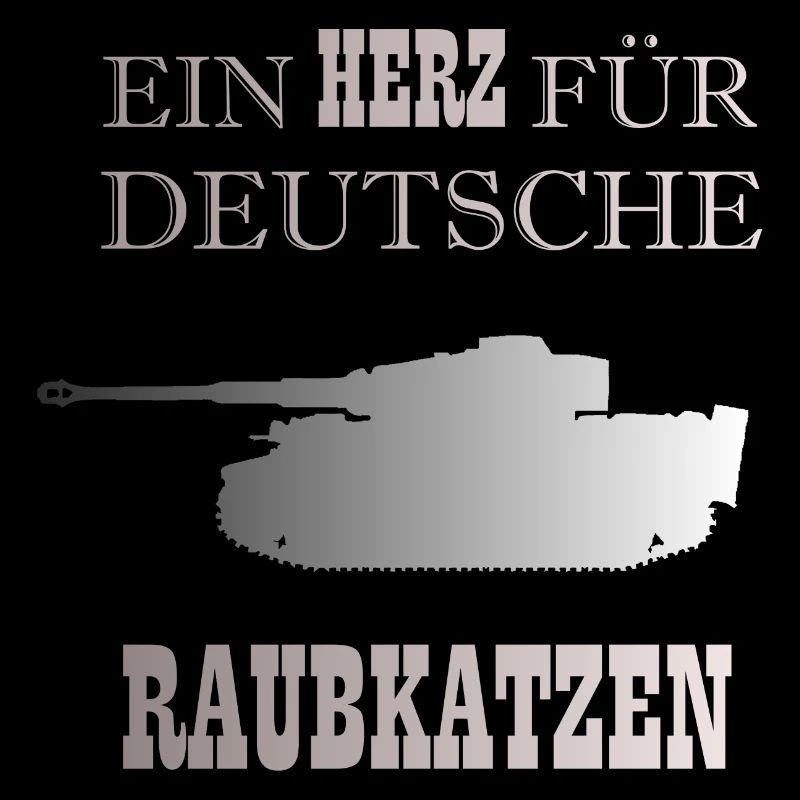 Panzer ein Herz für deutsche Raubkatzen