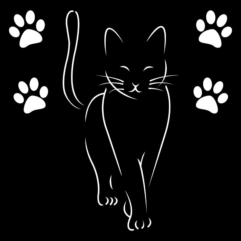A Cat with Paws eine Katze mit Pfoten