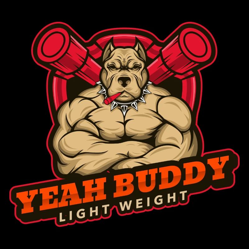 Yeah Buddy Light Weight Bodybuilding Training Gym