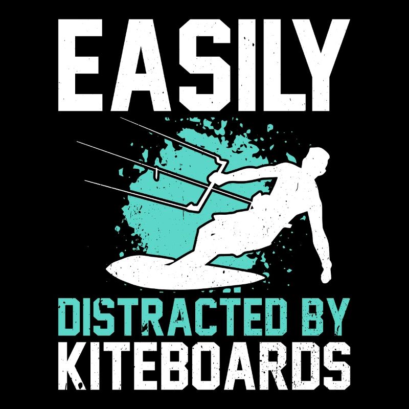 Kitesurfeur - Facilement distrait par les planches de kitesurf