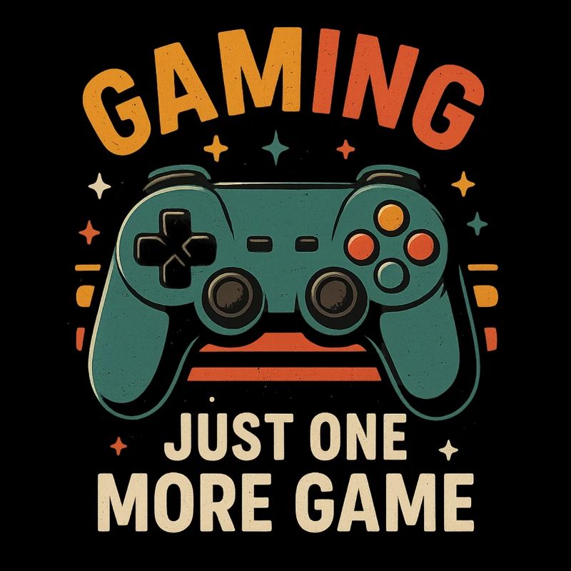 Chemise de jeu |Un match de plus | Manette rétro