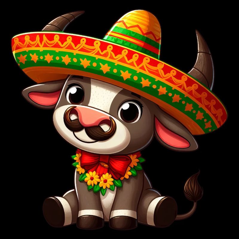 Cinco de Mayo Stier Kuh Mexiko Fest