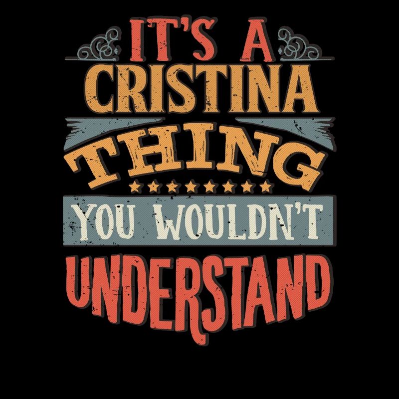 C’est une chose Cristina que vous ne comprendriez pas -