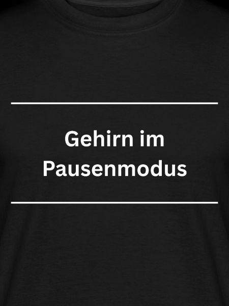 Brain in pause mode